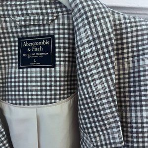 Abercrombie & Fitch Plaid Blazer Size Large